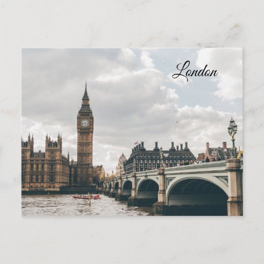 Big Ben in Londen Briefkaart (Voorkant)