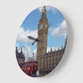 Big Ben in Londen, England Wall Clock Grote Klok (Hoek)