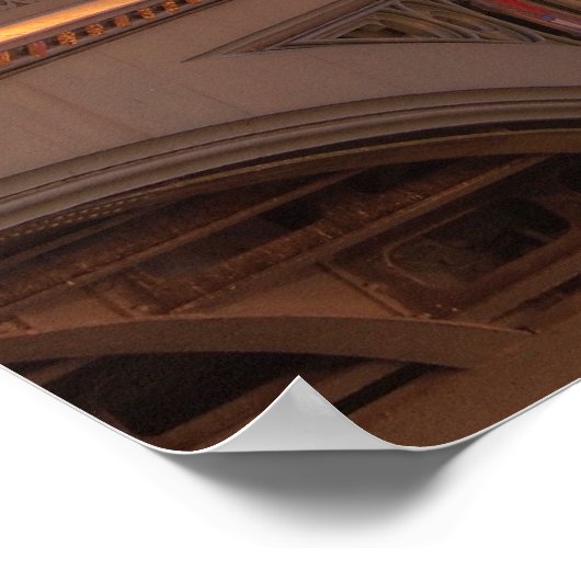 Big Ben in Londen Poster (Hoek)