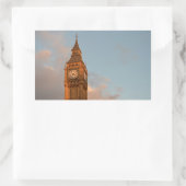 Big Ben in Londen rechthoekige foto sticker (Tas)
