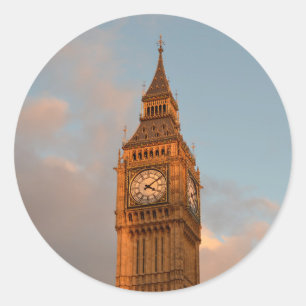 Big Ben in Londen ronde sticker