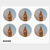 Big Ben in Londen ronde sticker (Vel)