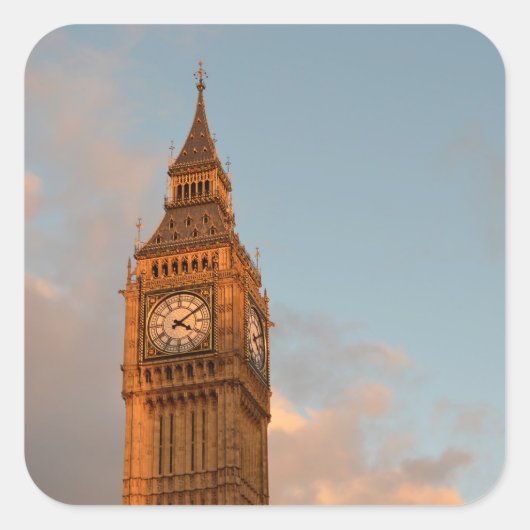 Big Ben in Londen sticker (Voorkant)