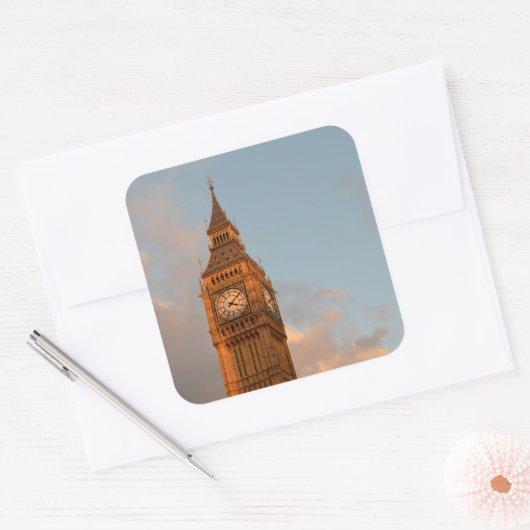 Big Ben in Londen sticker (Envelop)