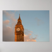 Big Ben in London poster print (Voorkant)