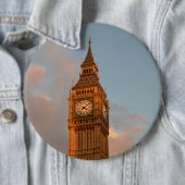 Big Ben in London Ronde Button 6,0 Cm (In situ)