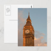 Big Ben in London verticaal briefkaart (Voorkant / Achterkant)