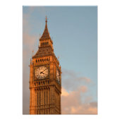 Big Ben in London, verticale fotoprint Foto Afdruk (Voorkant)