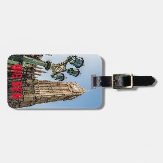 Big Ben in Westminster London gift Bagagelabel (Voorkant horizontaal)