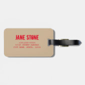 Big Ben in Westminster London gift Bagagelabel (Achterkant horizontaal)