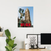 Big Ben in Westminster London gift Poster (Thuiskantoor)