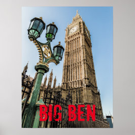Big Ben in Westminster London gift Poster