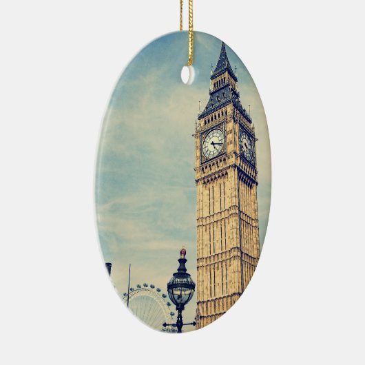 Big Ben Keramisch Ornament (Rechts)