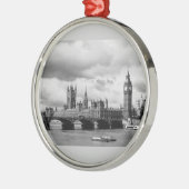 Big Ben Kerstornament Metalen Ornament (Links)
