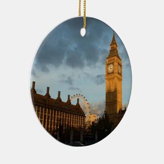 Big Ben-kloksierplant Keramisch Ornament (Rechts)