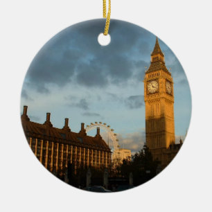 Big Ben-kloksierplant Keramisch Ornament