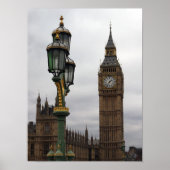 Big Ben - Lamppoints - Poster Londen (Voorkant)