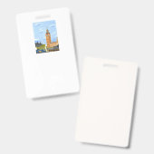 Big Ben, Londen Badge (Voor- en achterkant)