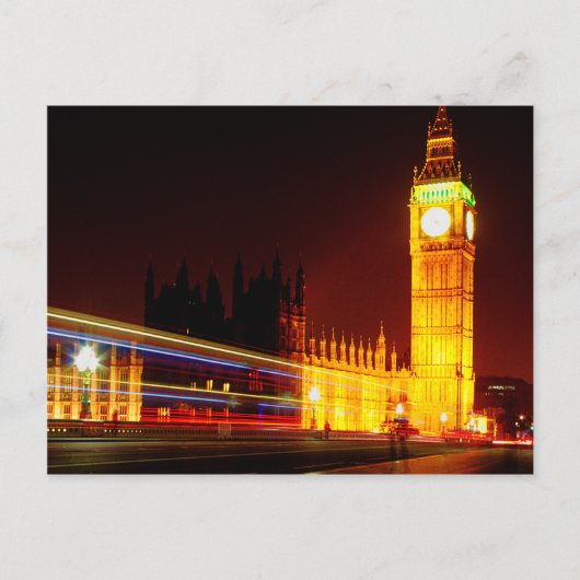 Big Ben, Londen Briefkaart (Voorkant)