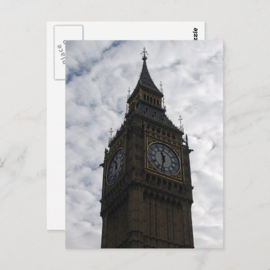 Big Ben - Londen - Briefkaart (Voorkant / Achterkant)