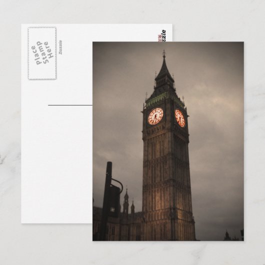 Big Ben, Londen Briefkaart (Voorkant / Achterkant)