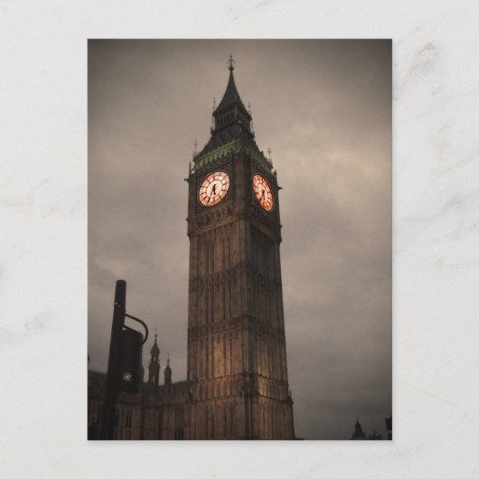 Big Ben, Londen Briefkaart (Voorkant)
