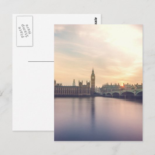 Big Ben, Londen Briefkaart (Voorkant / Achterkant)