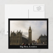 Big Ben, Londen Briefkaart (Voorkant / Achterkant)