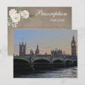 Big Ben Londen Bruidsdouche Spel Postkaart (Voorkant / Achterkant)