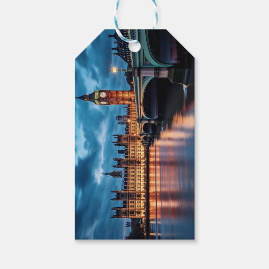 Big Ben, Londen. Cadeaulabel (Voorkant)