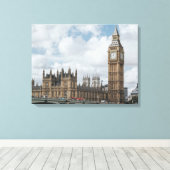 Big Ben, Londen Canvas Afdruk (Insitu (Houten vloer))