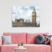 Big Ben, Londen Canvas Afdruk (Insitu (Woonkamer))