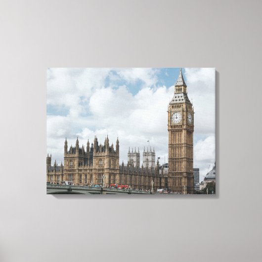 Big Ben, Londen Canvas Afdruk (Voorkant)
