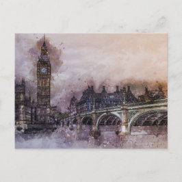 Big Ben - Londen, Engeland Briefkaart