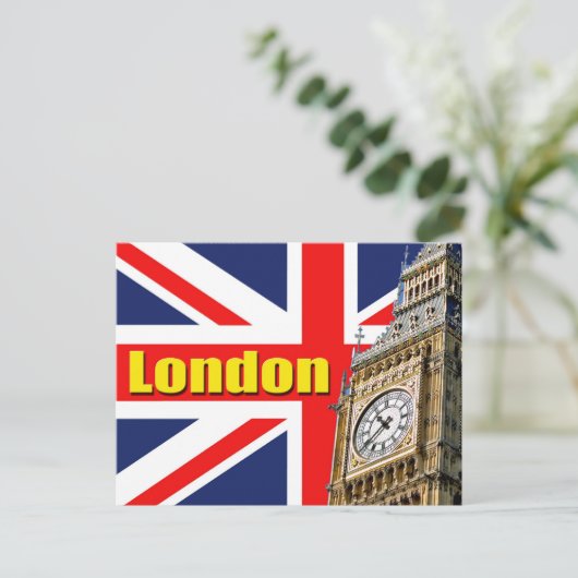 Big Ben - Londen - Engeland Briefkaart (Staand voorkant)