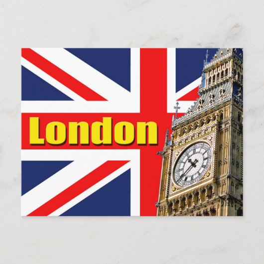 Big Ben - Londen - Engeland Briefkaart (Voorkant)