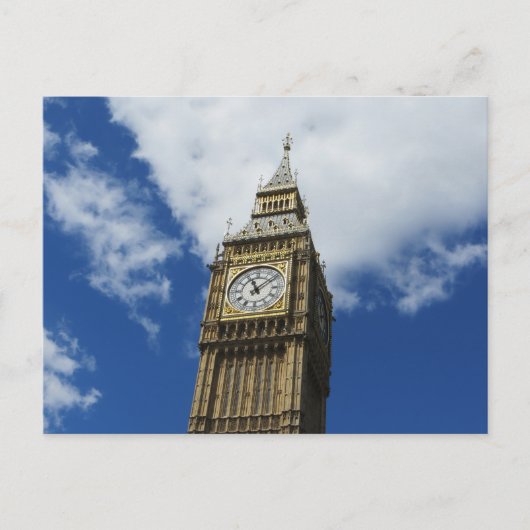 Big Ben, Londen, Engeland Briefkaart (Voorkant)