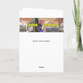 Big Ben, Londen, Engeland Feestdagen Kaart (Achterkant)