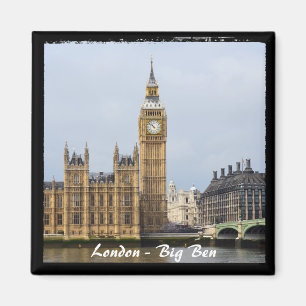 Big Ben, Londen, Engeland (Fridge Magnet) Magneet