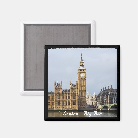 Big Ben, Londen, Engeland (Koelkast Magnet) Magneet (Voorkant / Achterkant)