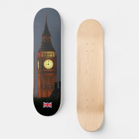 Big Ben, Londen, Engeland Persoonlijk Skateboard (Voorkant)