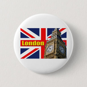Big Ben - Londen - Engeland Ronde Button 5,7 Cm