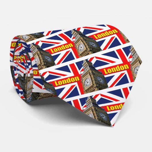 Big Ben - Londen - Engeland Stropdas (Opgerold)