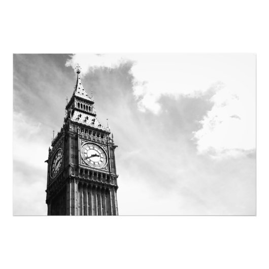 Big Ben Londen Foto Afdruk (Voorkant)