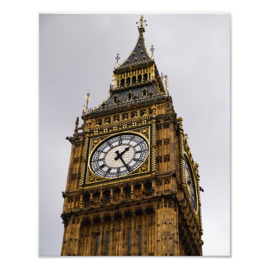 Big Ben, Londen - Foto print Afdruk (Voorkant)