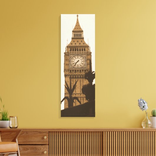Big Ben - Londen - Gallery Wrapped Canvas (Insitu (Woonkamer))
