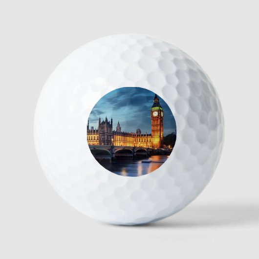 Big Ben, Londen. Golfballen (Voorkant)
