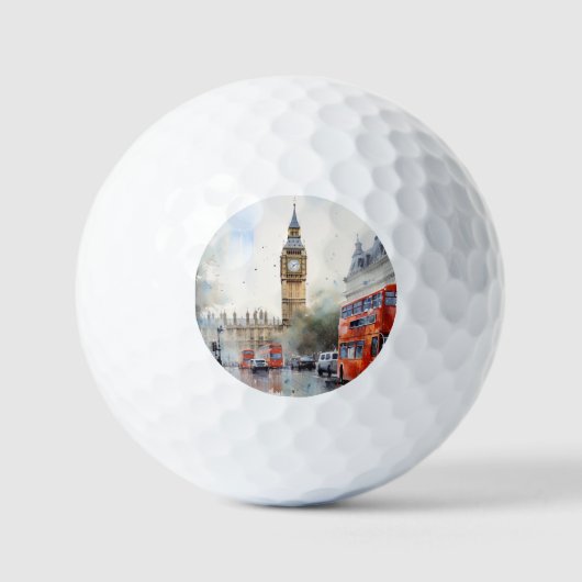 Big Ben, Londen. Golfballen (Voorkant)