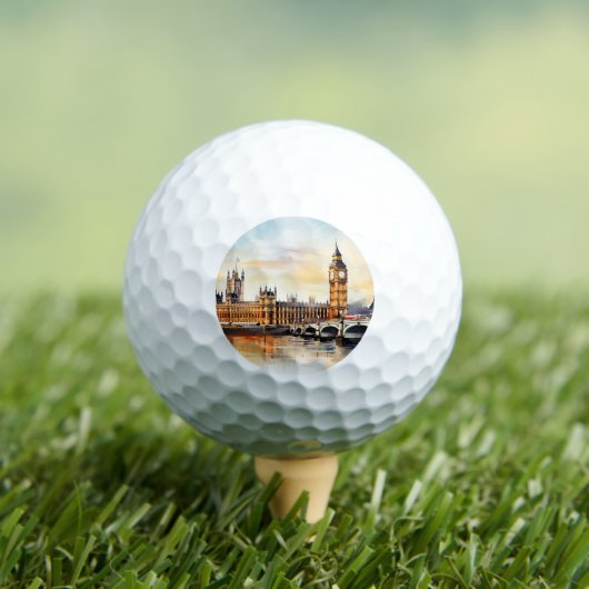 Big Ben, Londen. Golfballen (Insitu Shirt)