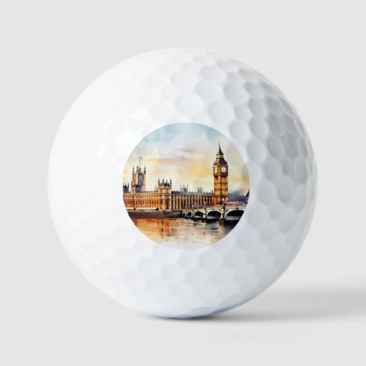 Big Ben, Londen. Golfballen (Voorkant)